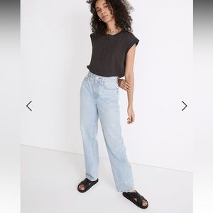 Madewell Baggy Straight Jean